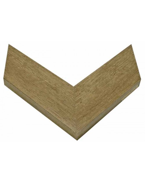 Κορνίζα ξύλινη 6,6 εκ. πλακέ ρουστίκ μπεζ 513-43
